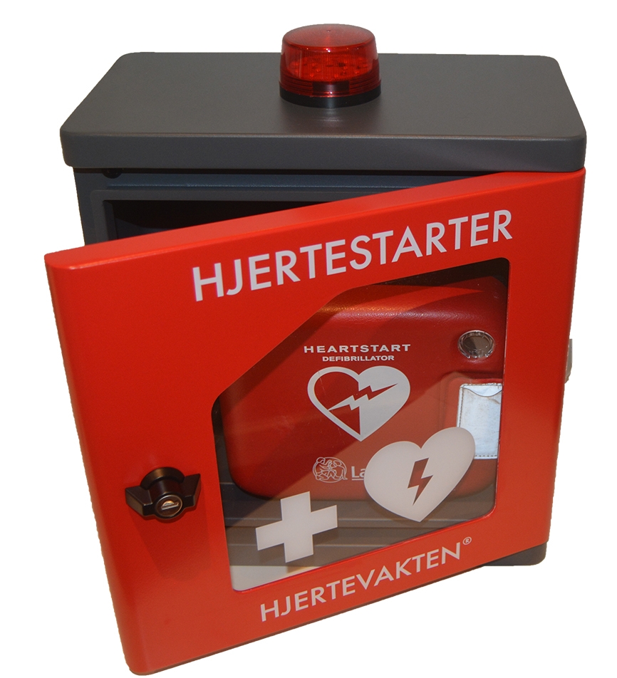 Hjertestarter-skap | Hjertevakten