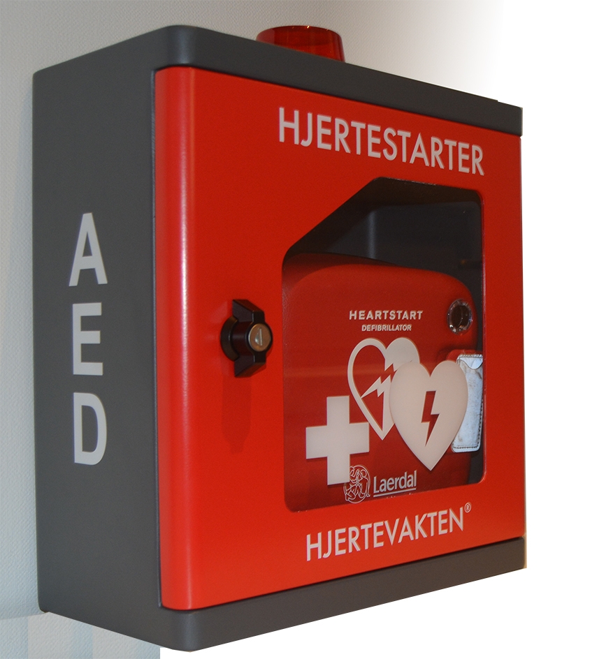 Hjertestarter-skap | Hjertevakten