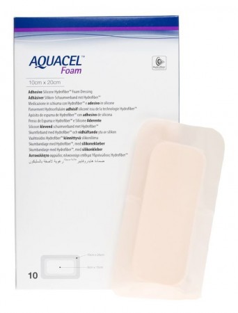 AQUACEL Skumbandasje klebende 10x20cm -10 pk