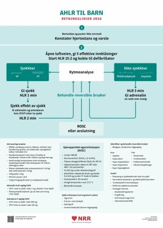 Avansert HLR til barn - veggplakat